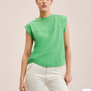 Mango Seam detail T-shirt